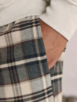 Clearance Next Check Bottoms Long Sleeve Hoodie Set Neutral