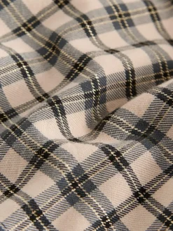 Sale Next Long Sleeve Collar Dress (3mths-8yrs) Neutral Check