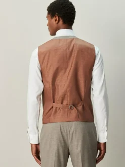 Next Contrast Fabric Detail Suit Waistcoat^ Vests