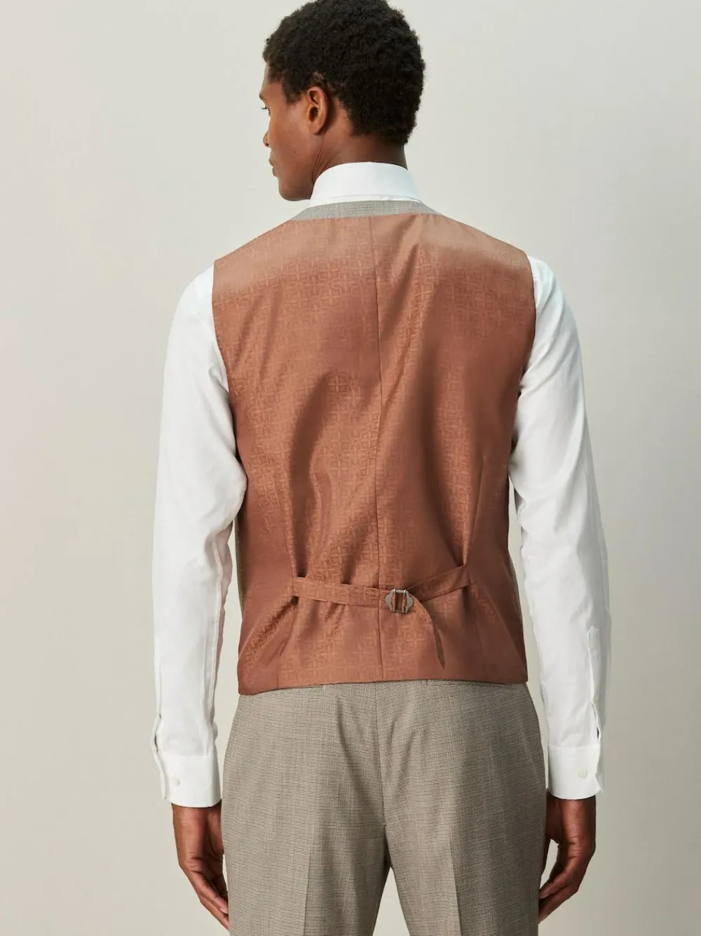 Next Contrast Fabric Detail Suit Waistcoat^ Vests