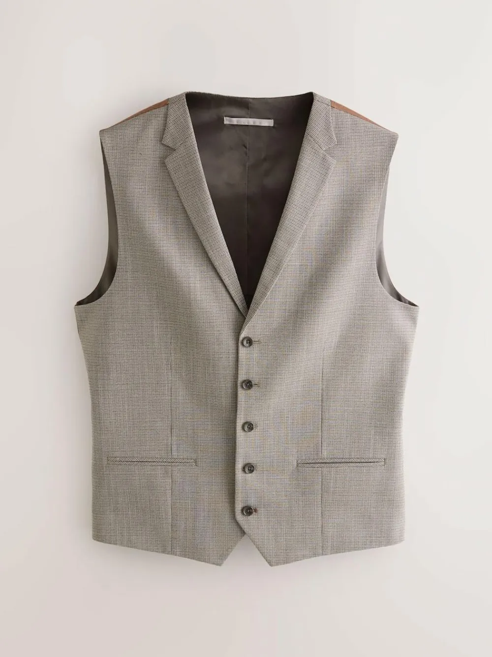 Next Contrast Fabric Detail Suit Waistcoat^ Vests