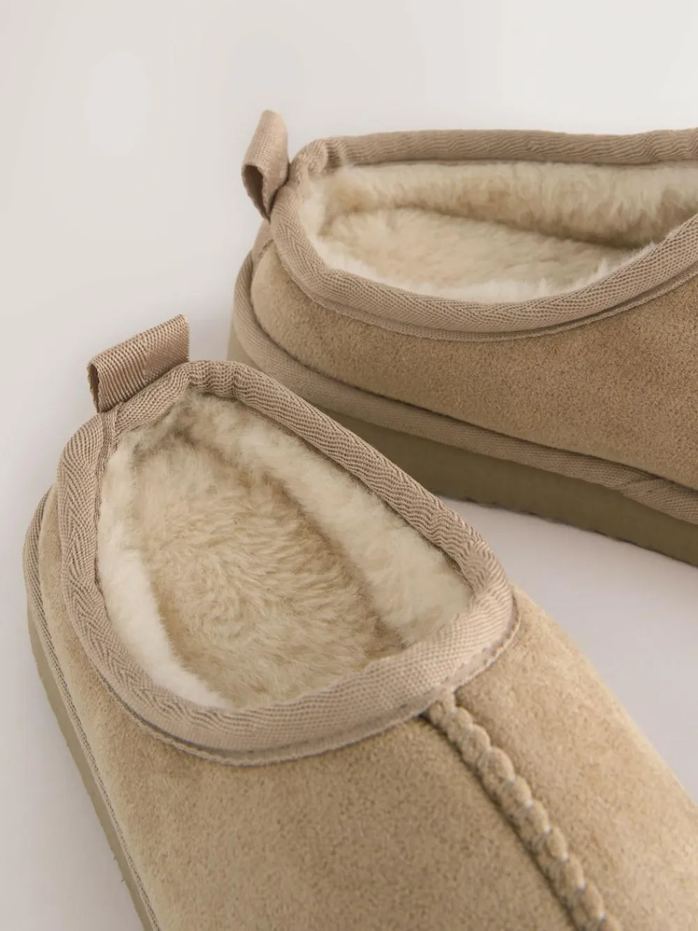Next Neutral Cosy Mule Slippers^BOY Nightwear