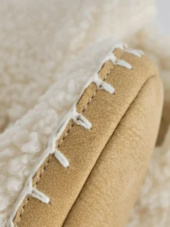 Online Next Neutral Cosy Slip-On Baby Shoes (0-24mths)