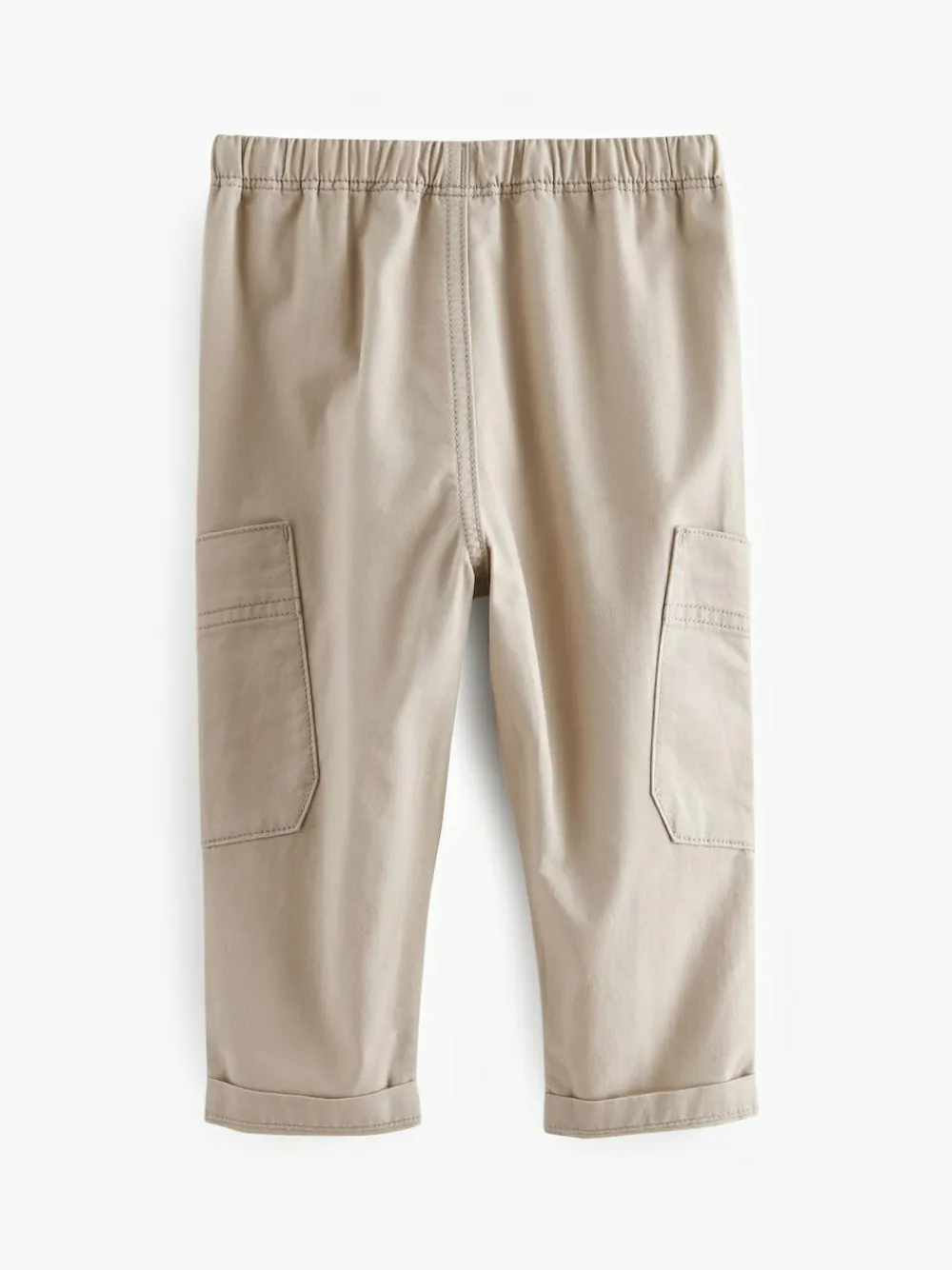 Online Next Side Pocket Pull On Trousers (3mths-7yrs) Neutral Cream