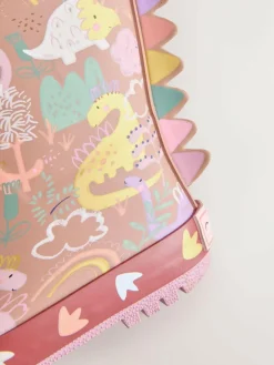 Clearance Next Neutral Dino Handle Wellies