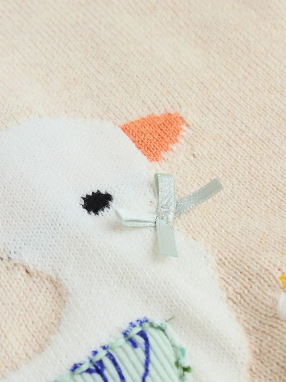 Best Next Neutral Duck/ Sage Ditsy Baby Knitted Jumper and Leggings 2 Piece Set (0mths-3yrs)