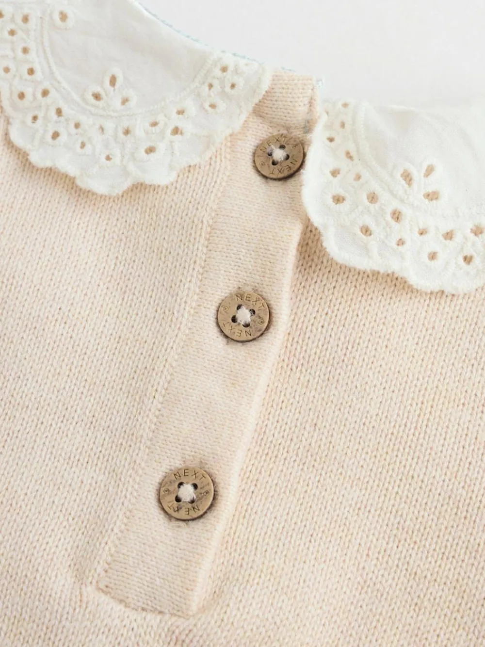 Best Next Neutral Duck/ Sage Ditsy Baby Knitted Jumper and Leggings 2 Piece Set (0mths-3yrs)