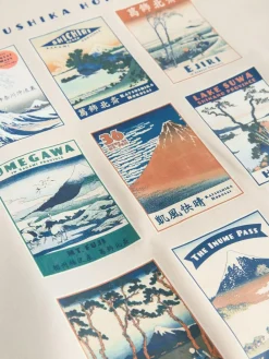 Next Neutral Ecru Overhead Hoodie Hokusai Graphic License