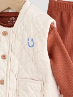 Next Baby Gilet Top and Leggings Set (0mths-2yrs)^BOY Tops|Sets & Outfits