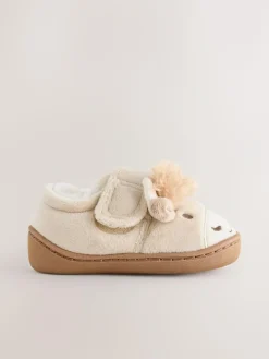 New Next Neutral Hamish the Highland Cow Cupsole Slippers