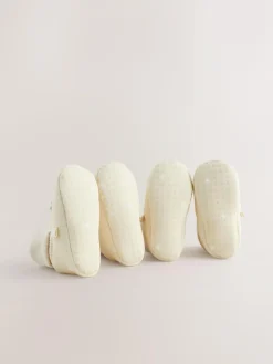 Best Next Neutral I Love Mummy/Daddy Baby Sock Top Bootie Shoes (0-18mths)