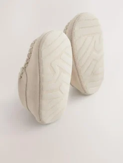 Online Next Baby Suede Shoes (0-2mths) Neutral Loafer