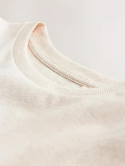 Next Neutral Long Sleeve Ribbed Top (3-16yrs)^ Tops|T-Shirts