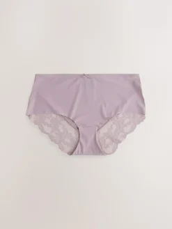 Next Neutral Midi No VPL Lace Back Briefs 5 Pack^Women All Lingerie|Panties