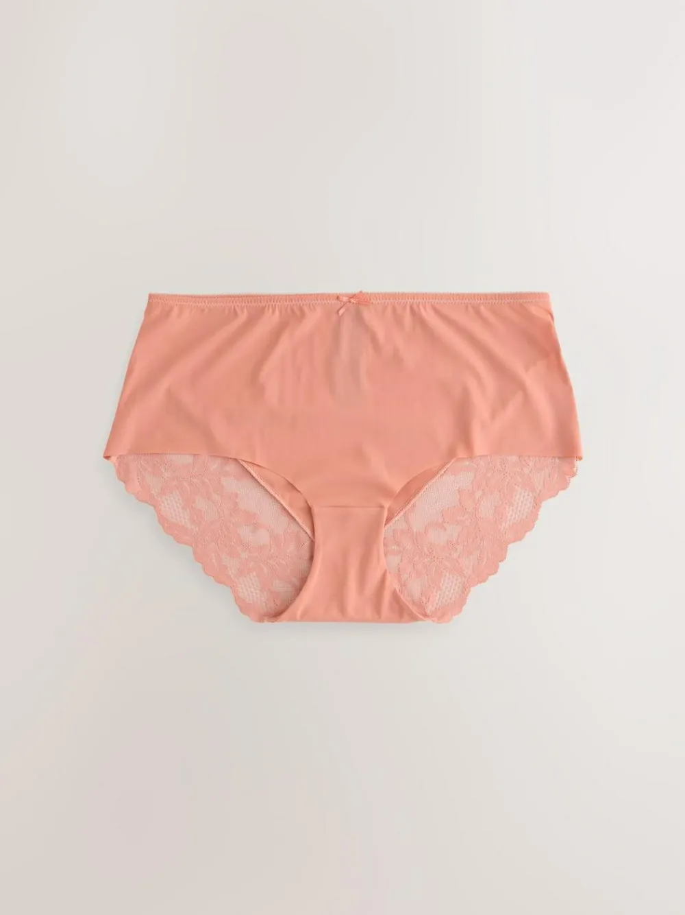 Next Neutral Midi No VPL Lace Back Briefs 5 Pack^Women All Lingerie|Panties