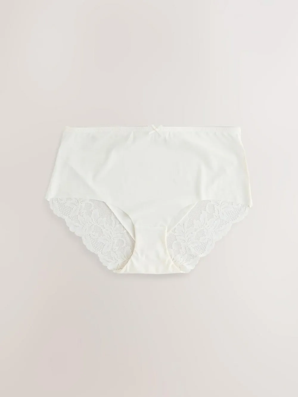 Next Neutral Midi No VPL Lace Back Briefs 5 Pack^Women All Lingerie|Panties