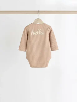 Outlet Next Neutral Milk Club Baby Bodysuits 3 Pack