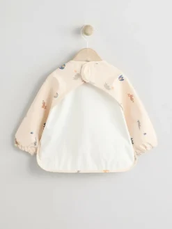 Next Neutral Mini Jungle Weaning And Feeding Sleeved Bib^ Unisex|Bibs