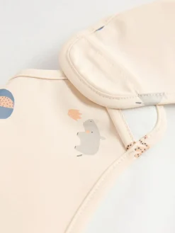 Next Neutral Mini Jungle Weaning And Feeding Sleeved Bib^ Unisex|Bibs