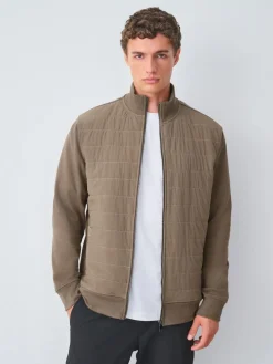 Next Non-Hooded Hybrid Full Zip Jacket^ Coats & Jackets|Coats & Jackets