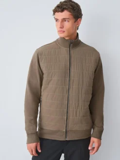 Next Non-Hooded Hybrid Full Zip Jacket^ Coats & Jackets|Coats & Jackets