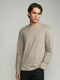 Outlet Next Regular Fit Regular Fit Long Sleeve 100% Cotton T-Shirts 5 Pack Neutral