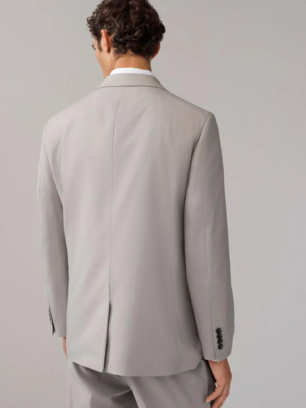 Next Neutral Regular Fit Textured Suit Jacket^ Blazers & Formal Jackets|Suits & Tuxedos
