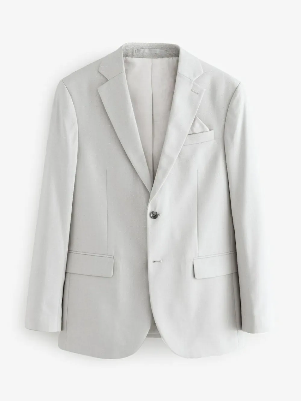 Next Neutral Regular Fit Textured Suit Jacket^ Blazers & Formal Jackets|Suits & Tuxedos