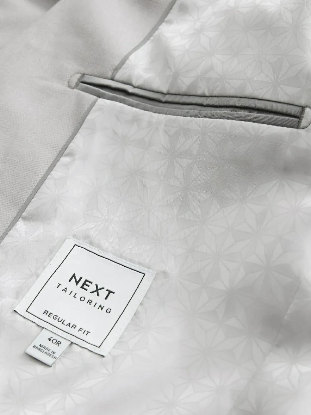 Next Neutral Regular Fit Textured Suit Jacket^ Blazers & Formal Jackets|Suits & Tuxedos