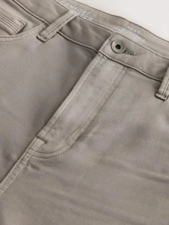Best Next Regular Tapered Fit Comfort Stretch Jeans Neutral