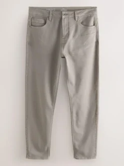 Best Next Regular Tapered Fit Comfort Stretch Jeans Neutral