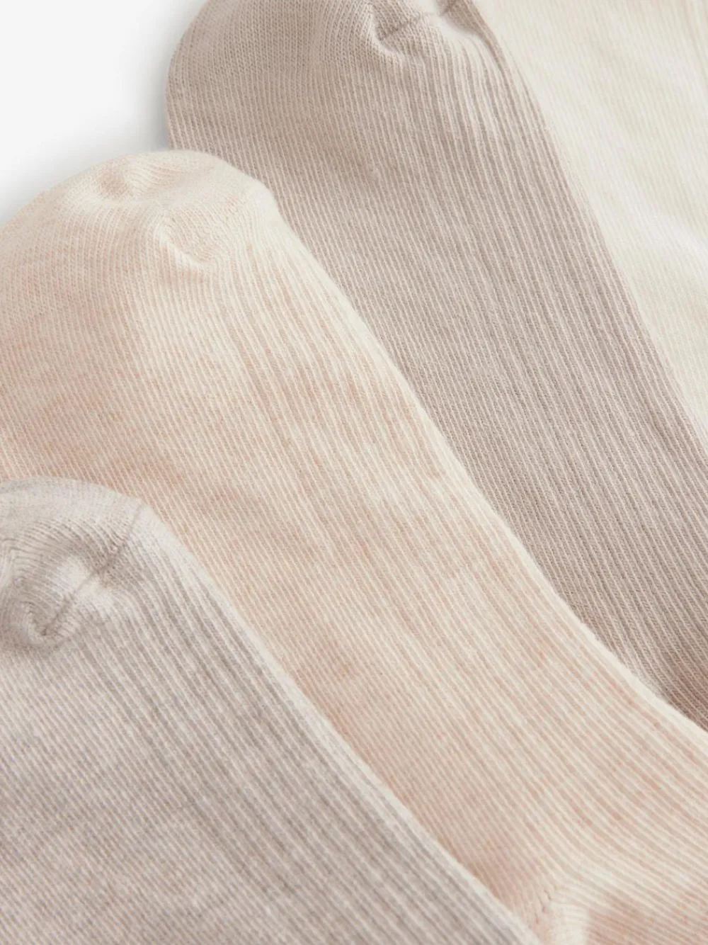 Outlet Next Ribbed Ankle Socks 4 Pack Neutral