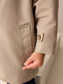 Outlet Next Neutral Shower Resistant Trench Coat (3mths-7yrs)