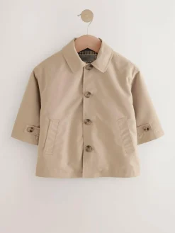 Outlet Next Neutral Shower Resistant Trench Coat (3mths-7yrs)