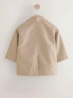 Outlet Next Neutral Shower Resistant Trench Coat (3mths-7yrs)