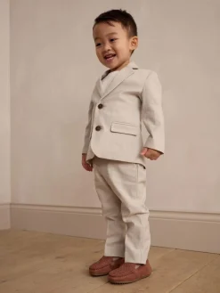 Discount Next Smart Trousers (3mths-7yrs) Neutral