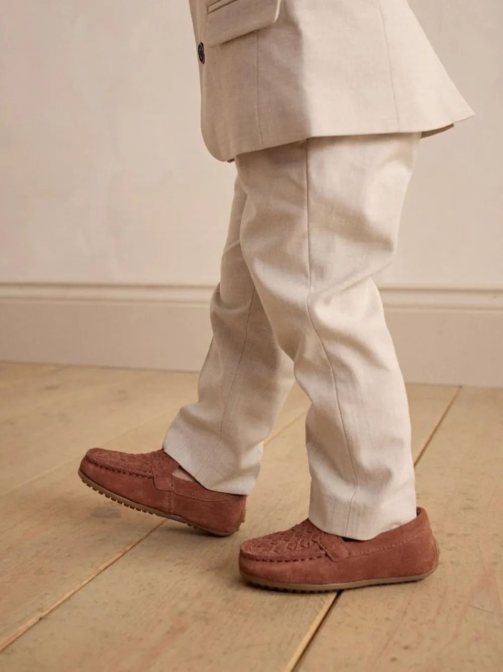 Discount Next Smart Trousers (3mths-7yrs) Neutral