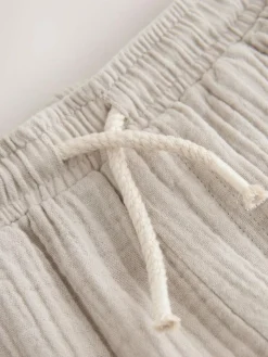 Next Soft Textured Pull On Trousers (3mths-7yrs)^BOY Pants & Chinos