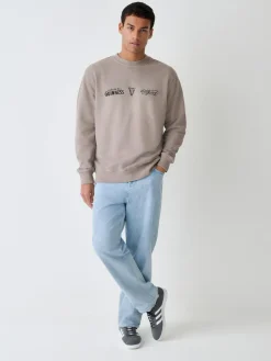 Next Neutral Stone Guinness Licence Graphic Crew Sweatshirt^ Sweatshirts & Hoodies|Sweatshirts & Hoodies