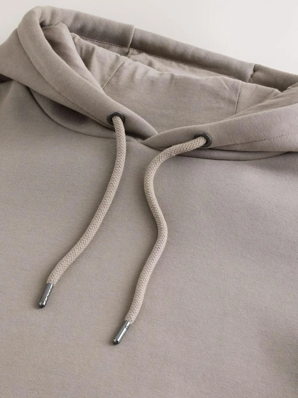 Next Neutral Stone Regular Fit Heavyweight Cotton Rich Jersey Hoodie^ Nightwear|Sweatshirts & Hoodies