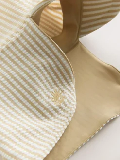 Next Striped Sunsafe Swimsuit and Hat Set (3mths-7yrs)^BOY Swimwear|Swimwear