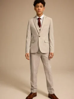 Sale Next Neutral Suit Jacket (3-16yrs)