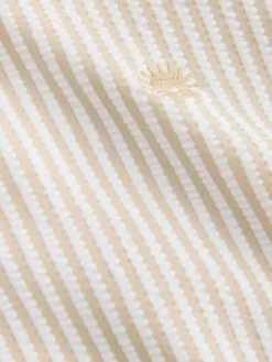 New Next Textured Rash Vest and Swim Shorts Set (3mths-7yrs) Neutral