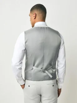 Next Neutral Textured Suit Waistcoat^ Vests