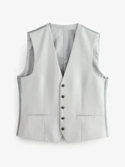 Next Neutral Textured Suit Waistcoat^ Vests