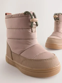 Online Next Neutral Thermal Thinsulate™ Lined Quilted Water Resistant Boots