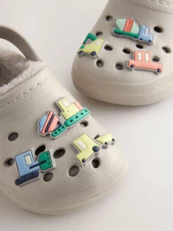 New Next Warm Lined Slipper Clogs Neutral Transport