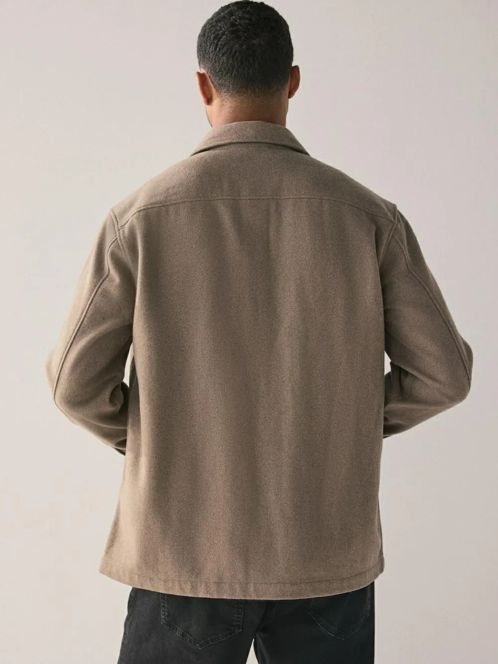 Next Twin Pocket Shacket Overshirt with Wool^ Blazers & Formal Jackets