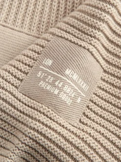 Discount Next Neutral Utility Knitted Hoodie (3-16yrs)