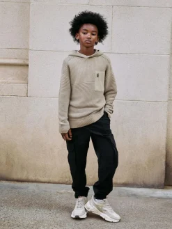 Discount Next Neutral Utility Knitted Hoodie (3-16yrs)